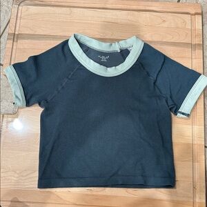 Urban Outfitters Black Tee with Gray Trim